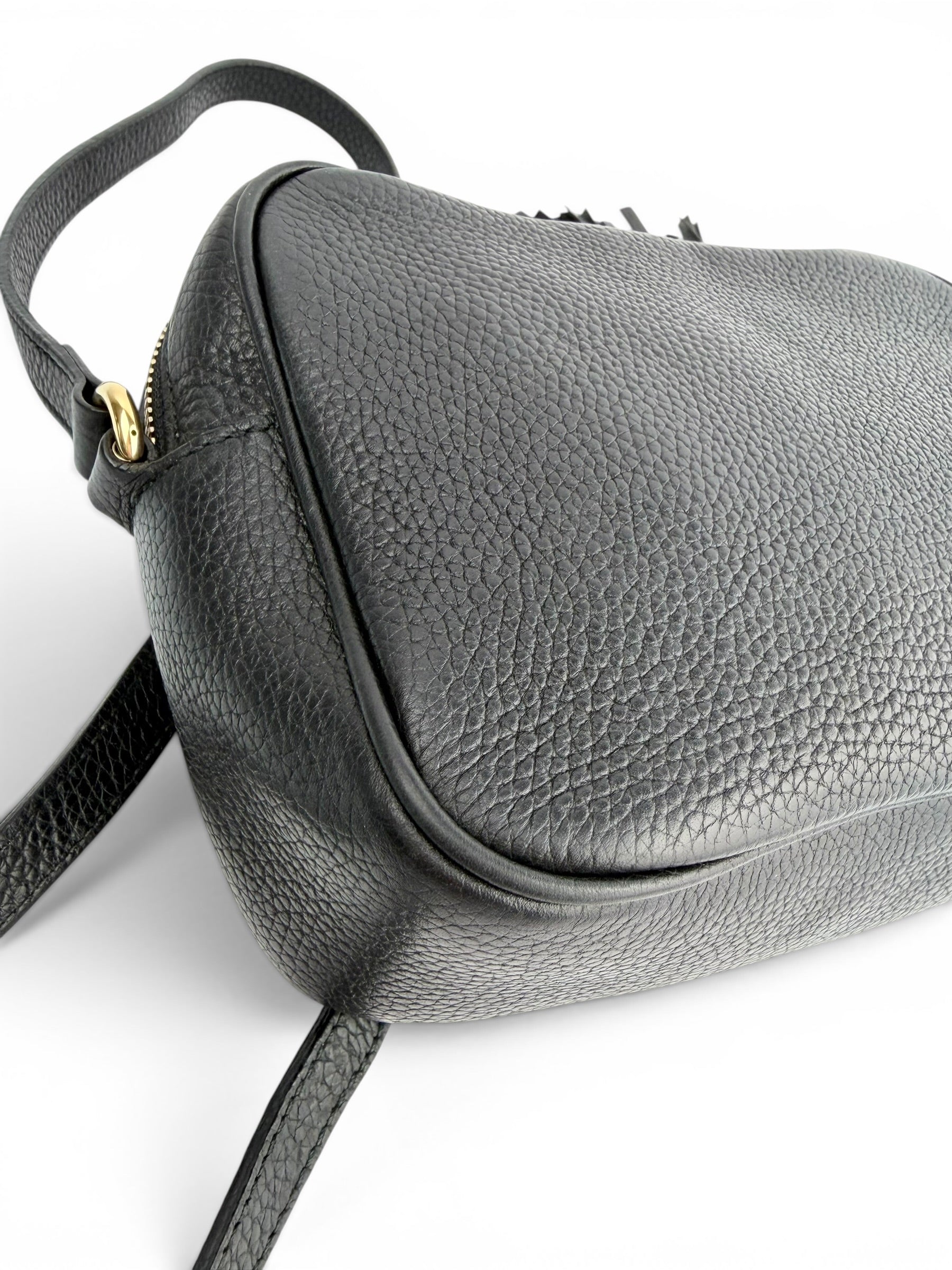 Gucci Black Leather Soho Disco Crossbody