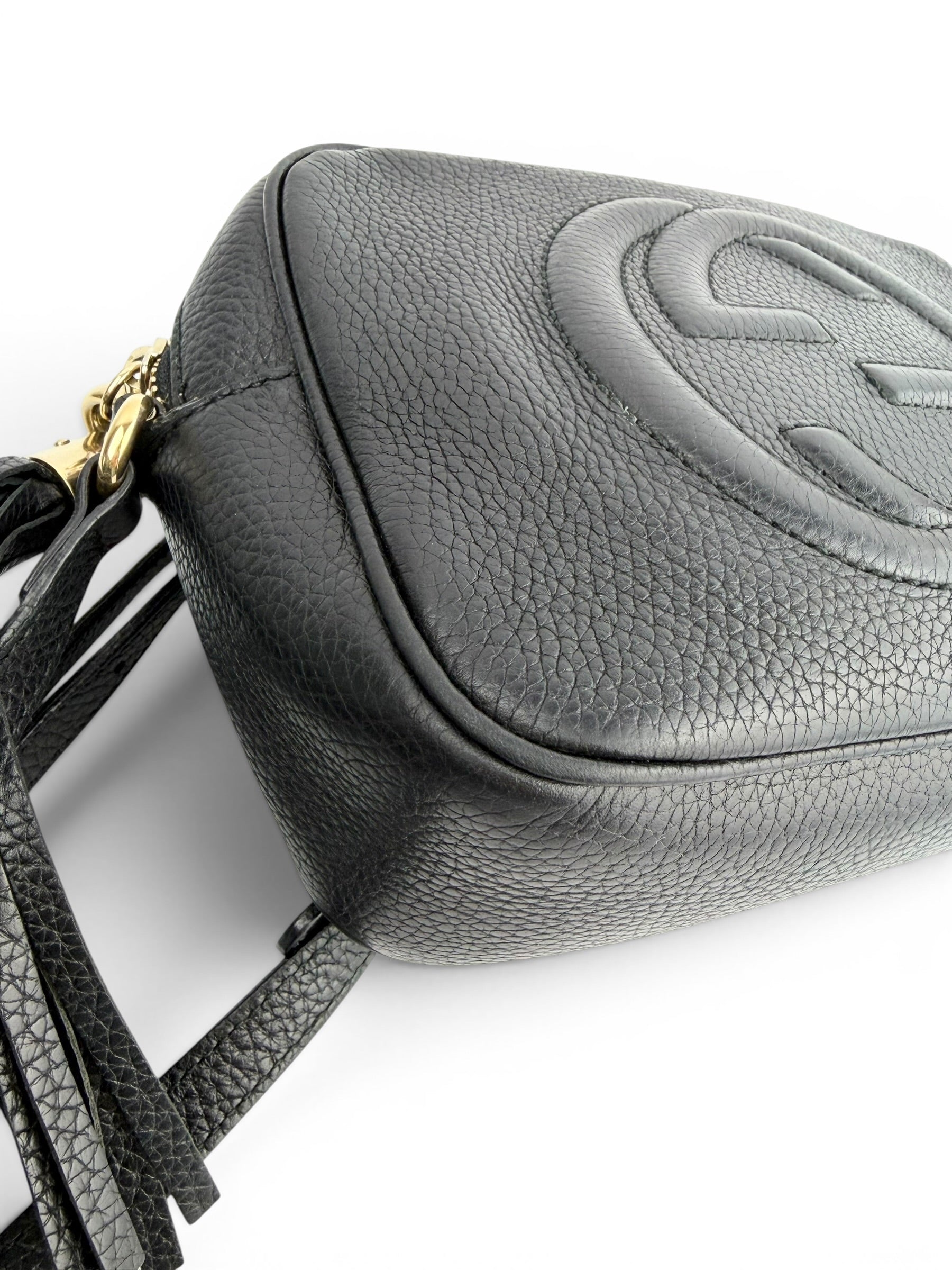 Gucci Black Leather Soho Disco Crossbody