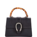 Dionysus Bamboo Top Handle Bag Leather Medium