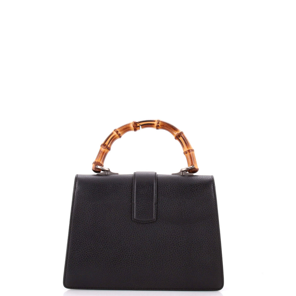 Dionysus Bamboo Top Handle Bag Leather Medium