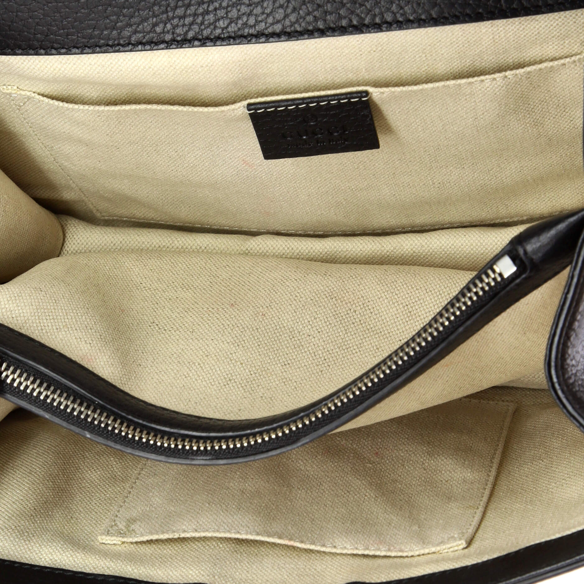 Dionysus Bamboo Top Handle Bag Leather Medium