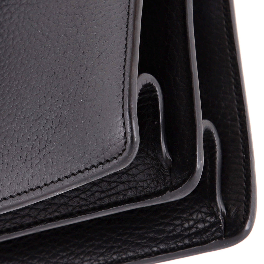 Dionysus Bamboo Top Handle Bag Leather Medium