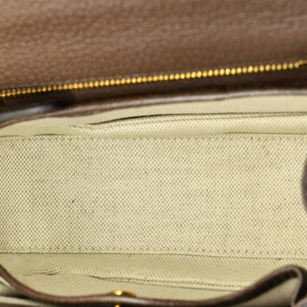 Bamboo 1947 Top Handle Bag Jumbo GG Canvas Small