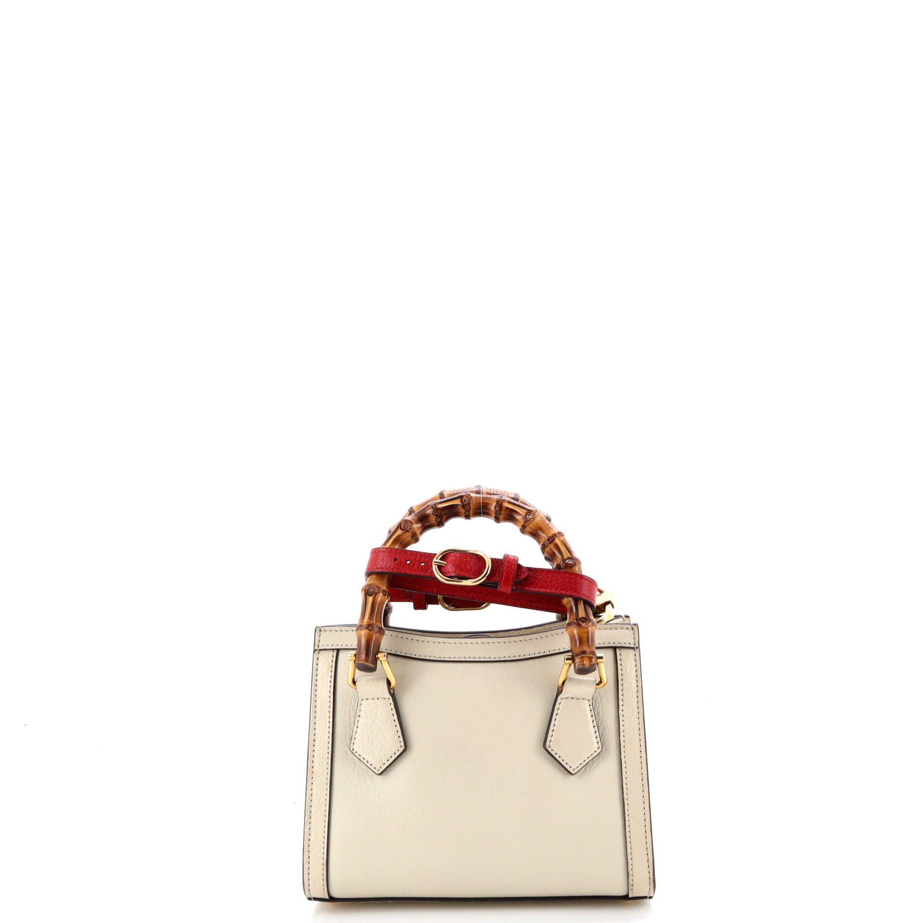 Diana NM Bamboo Handle Tote Leather Mini