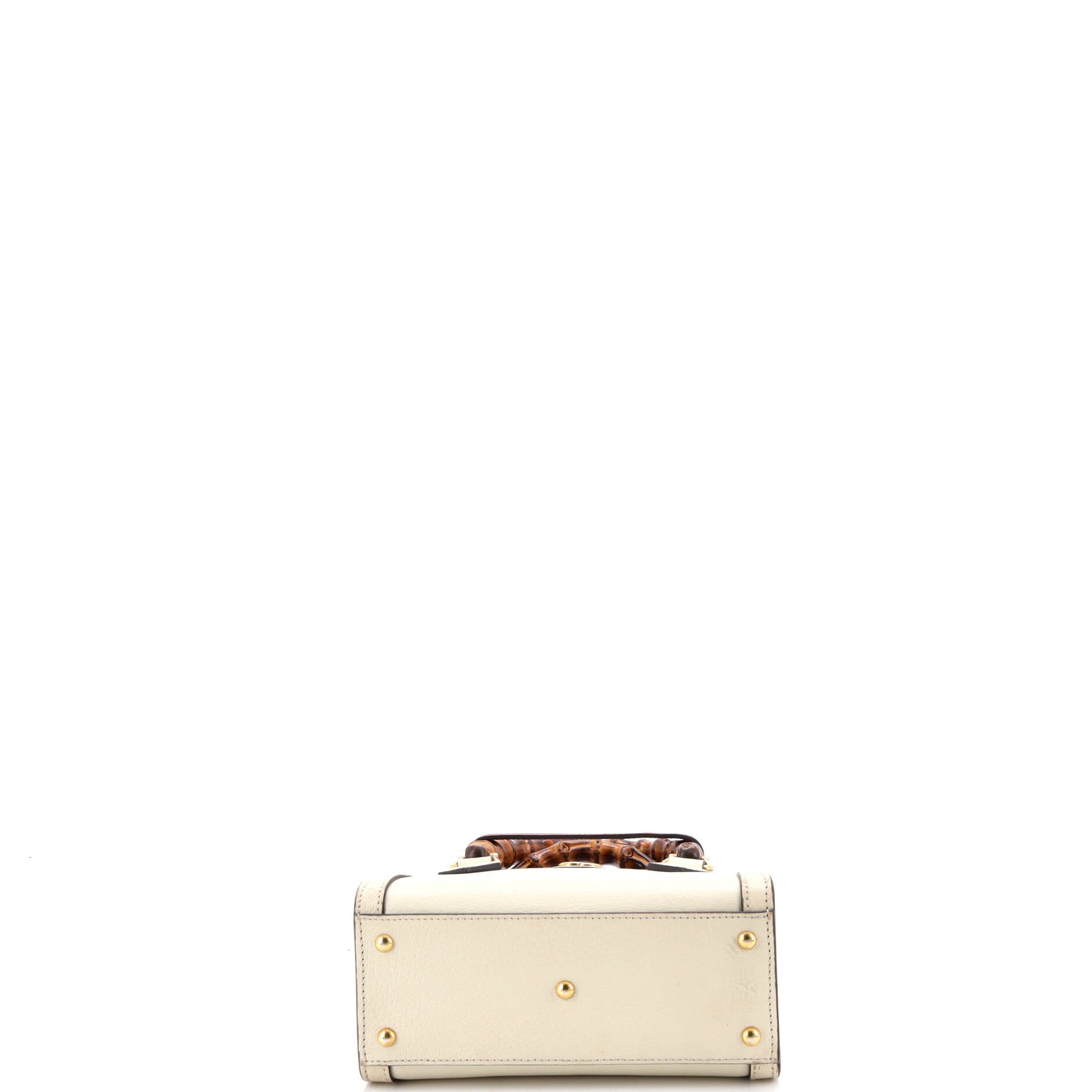 Diana NM Bamboo Handle Tote Leather Mini