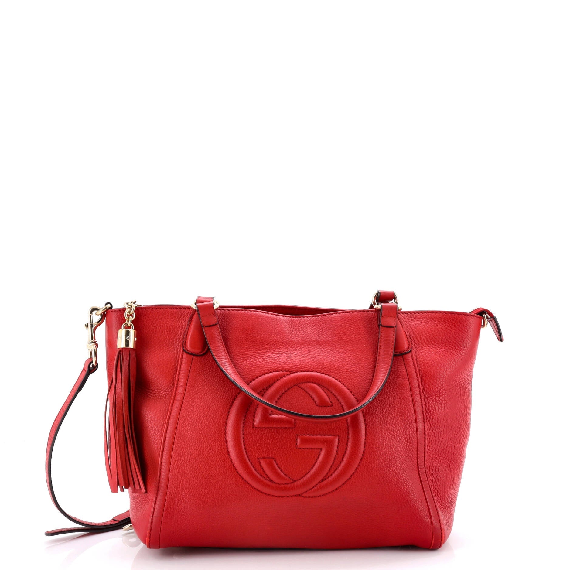 Soho Convertible Top Handle Bag Leather Small