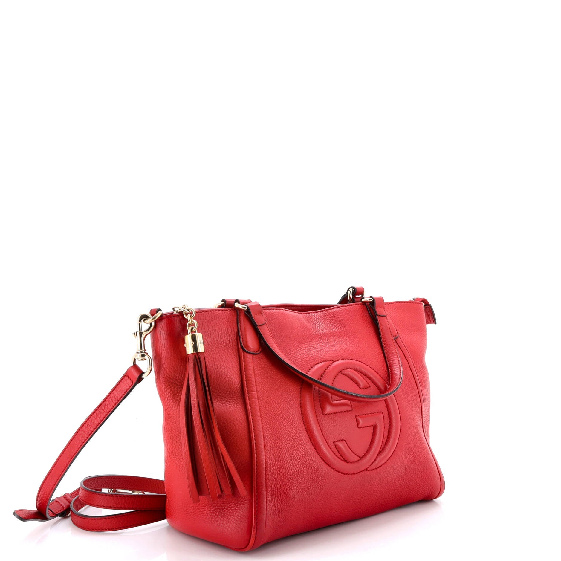 Soho Convertible Top Handle Bag Leather Small