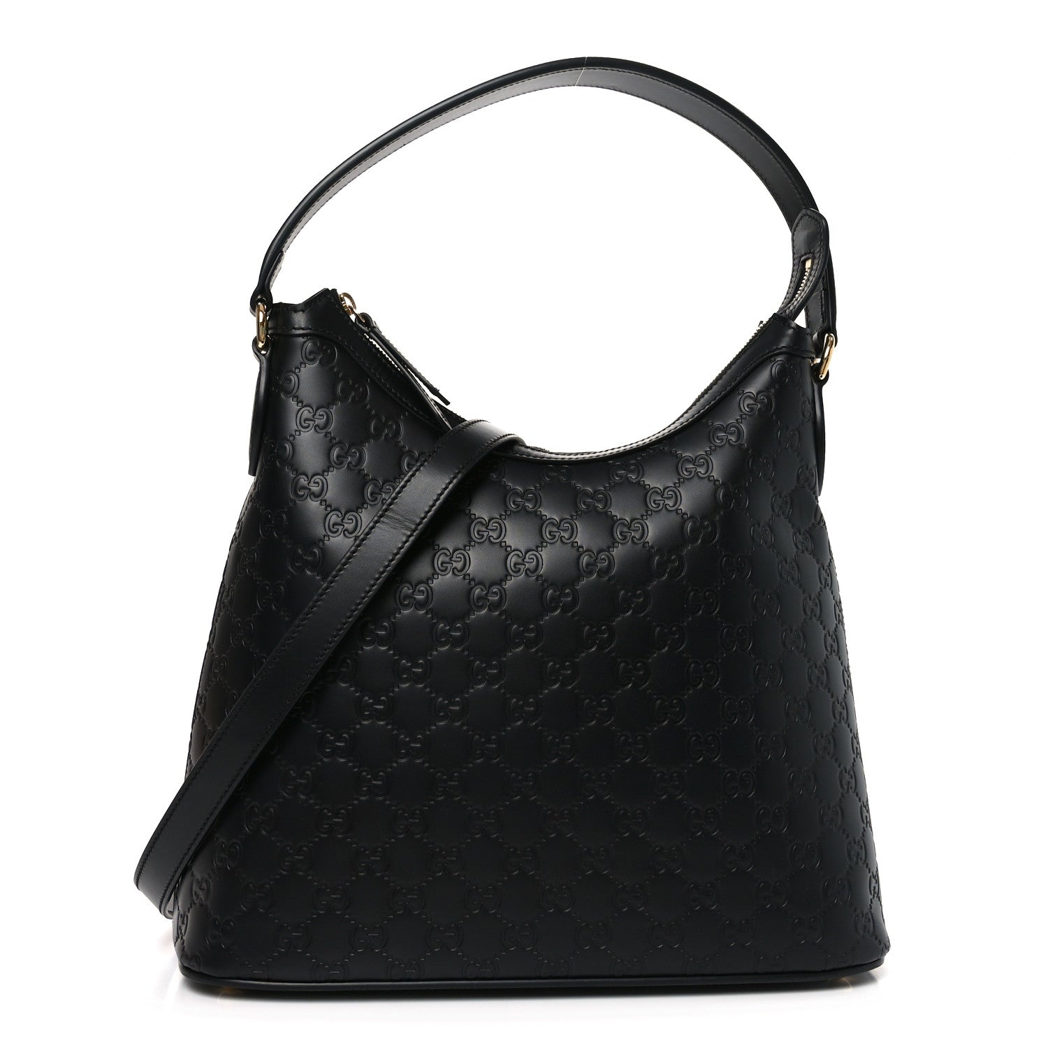 Guccissima Linea A Hobo Black