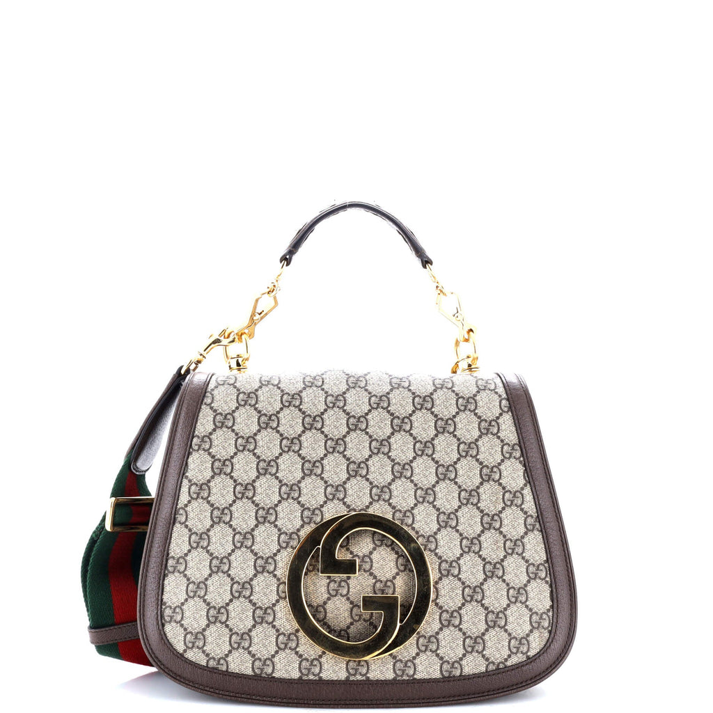 Blondie NM Top Handle Bag GG Coated Canvas Medium