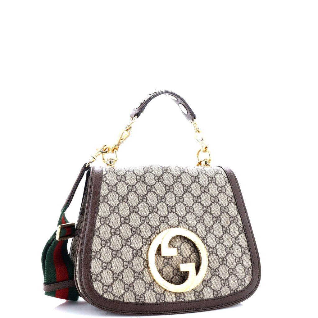 Blondie NM Top Handle Bag GG Coated Canvas Medium