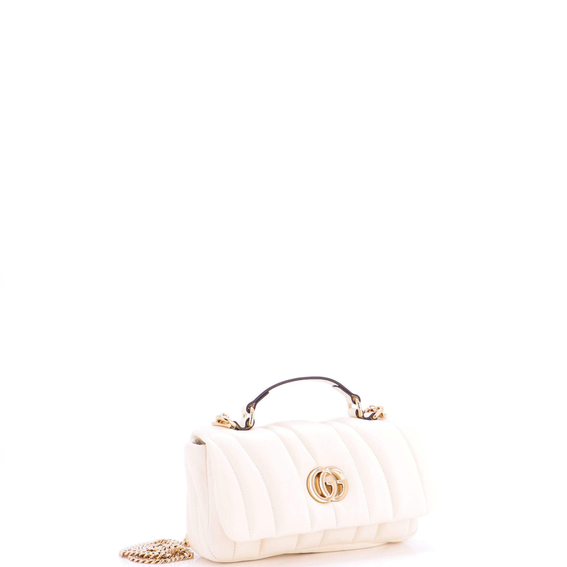 GG Milano Top Handle Bag Quilted Leather Mini