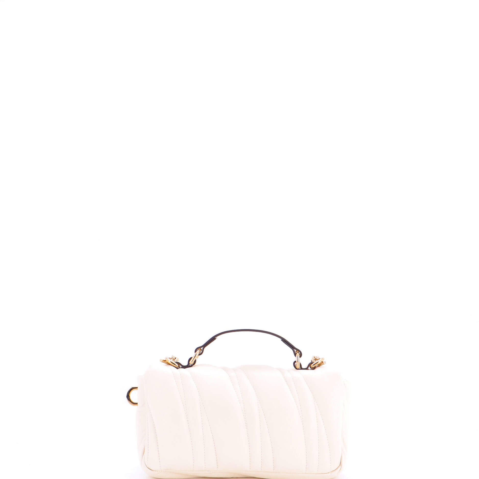 GG Milano Top Handle Bag Quilted Leather Mini