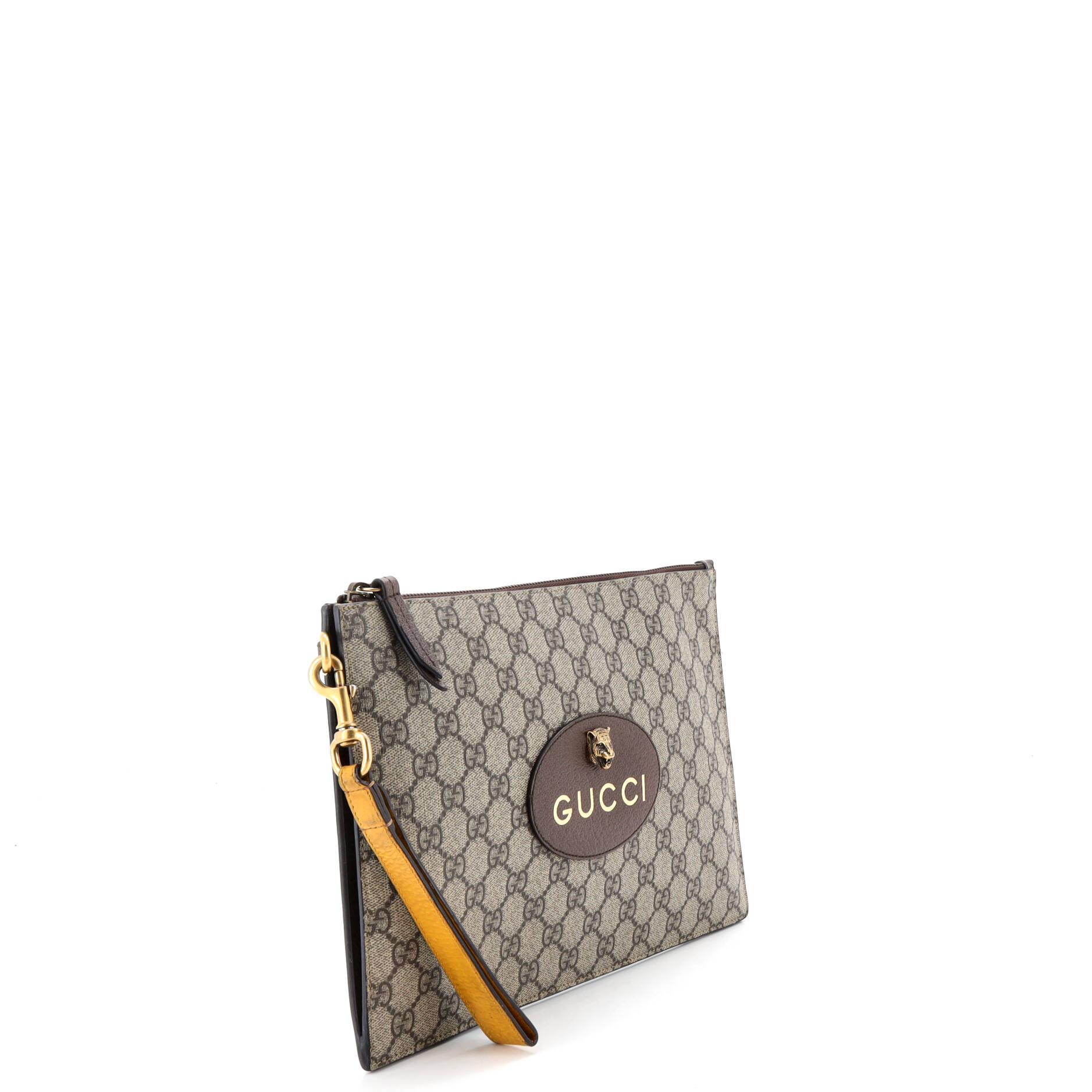 Neo Vintage Wristlet Pouch GG Coated Canvas