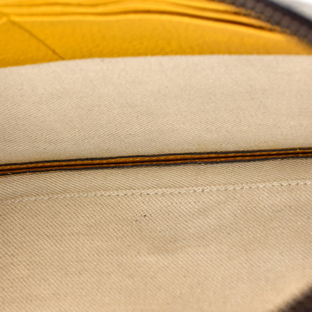 Neo Vintage Wristlet Pouch GG Coated Canvas