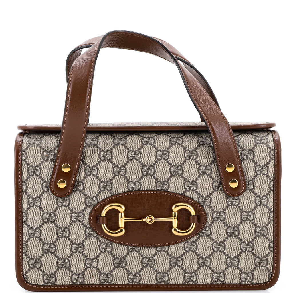 Horsebit 1955 Boston Bag GG Coated Canvas Small