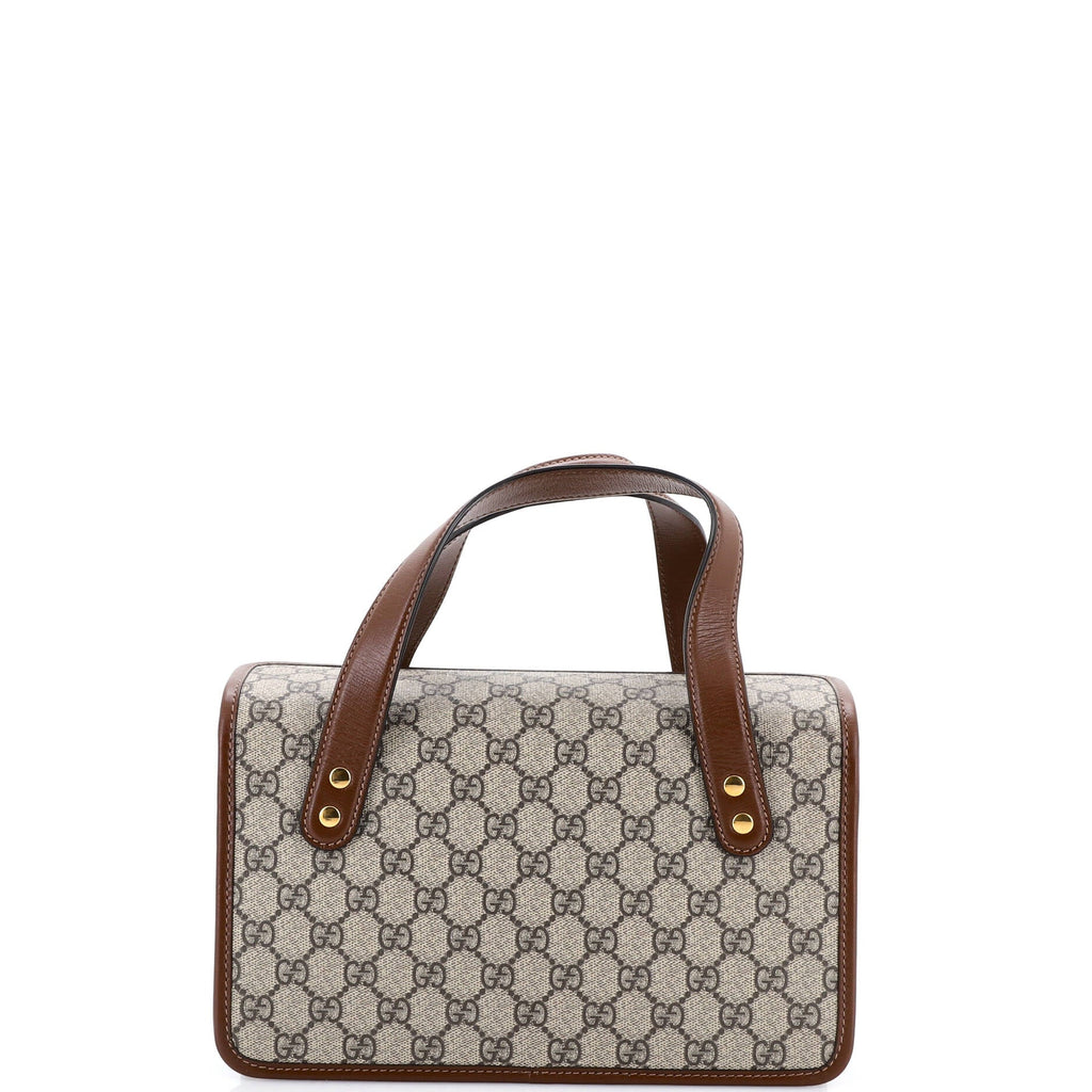 Horsebit 1955 Boston Bag GG Coated Canvas Small
