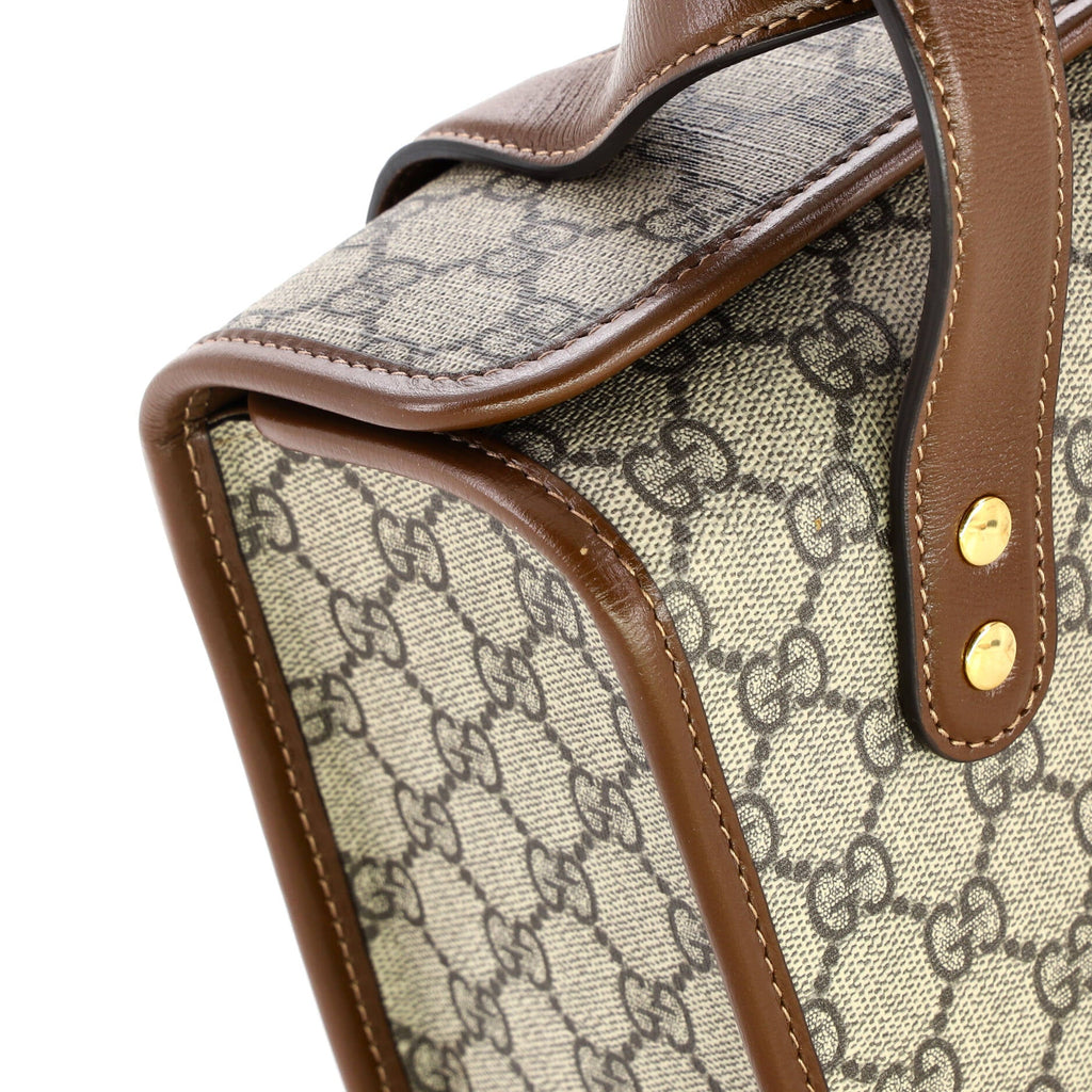 Horsebit 1955 Boston Bag GG Coated Canvas Small
