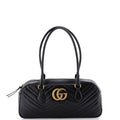 GG Marmont Top Handle Bowler Bag Matelasse Leather Medium