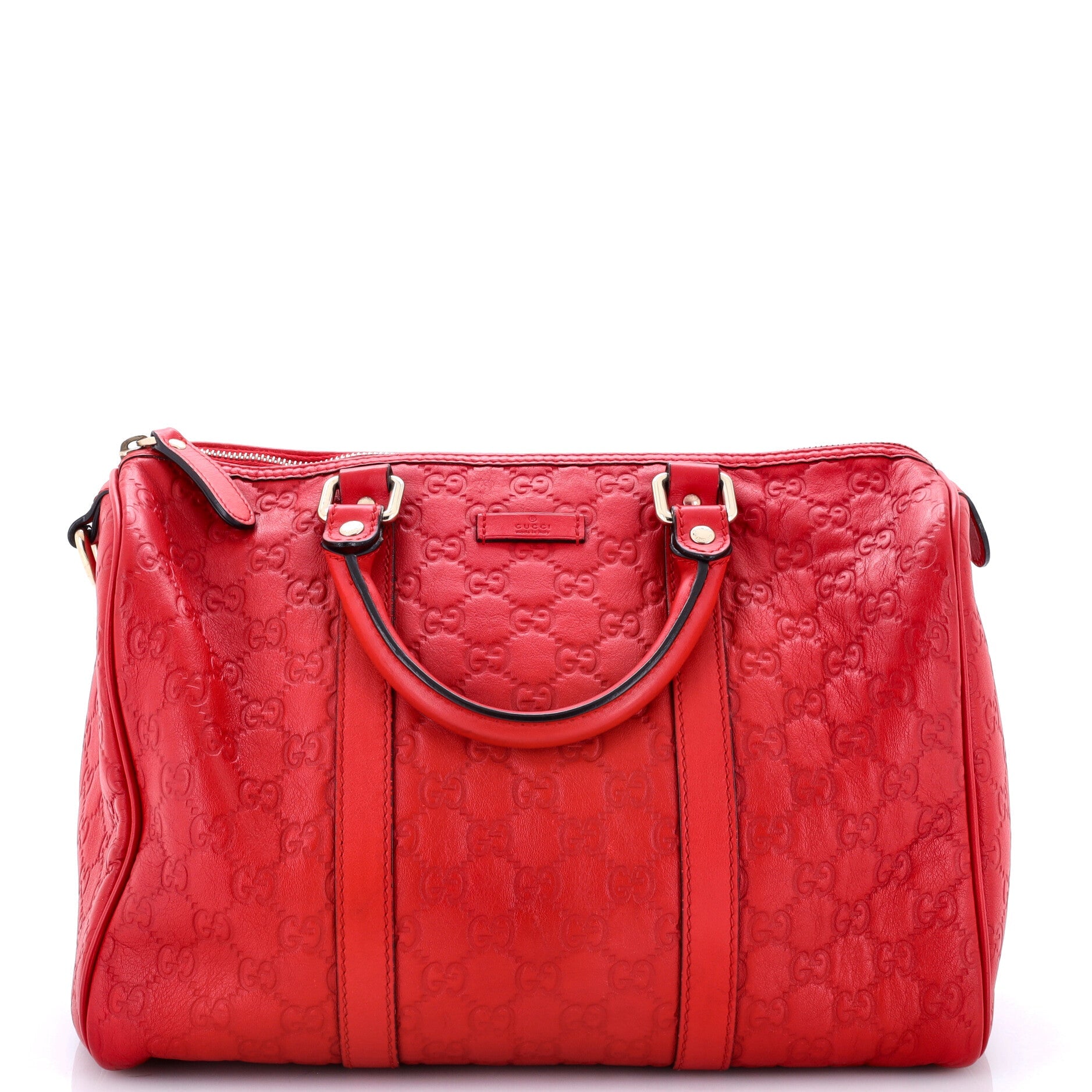 Joy Boston Bag Guccissima Leather Medium