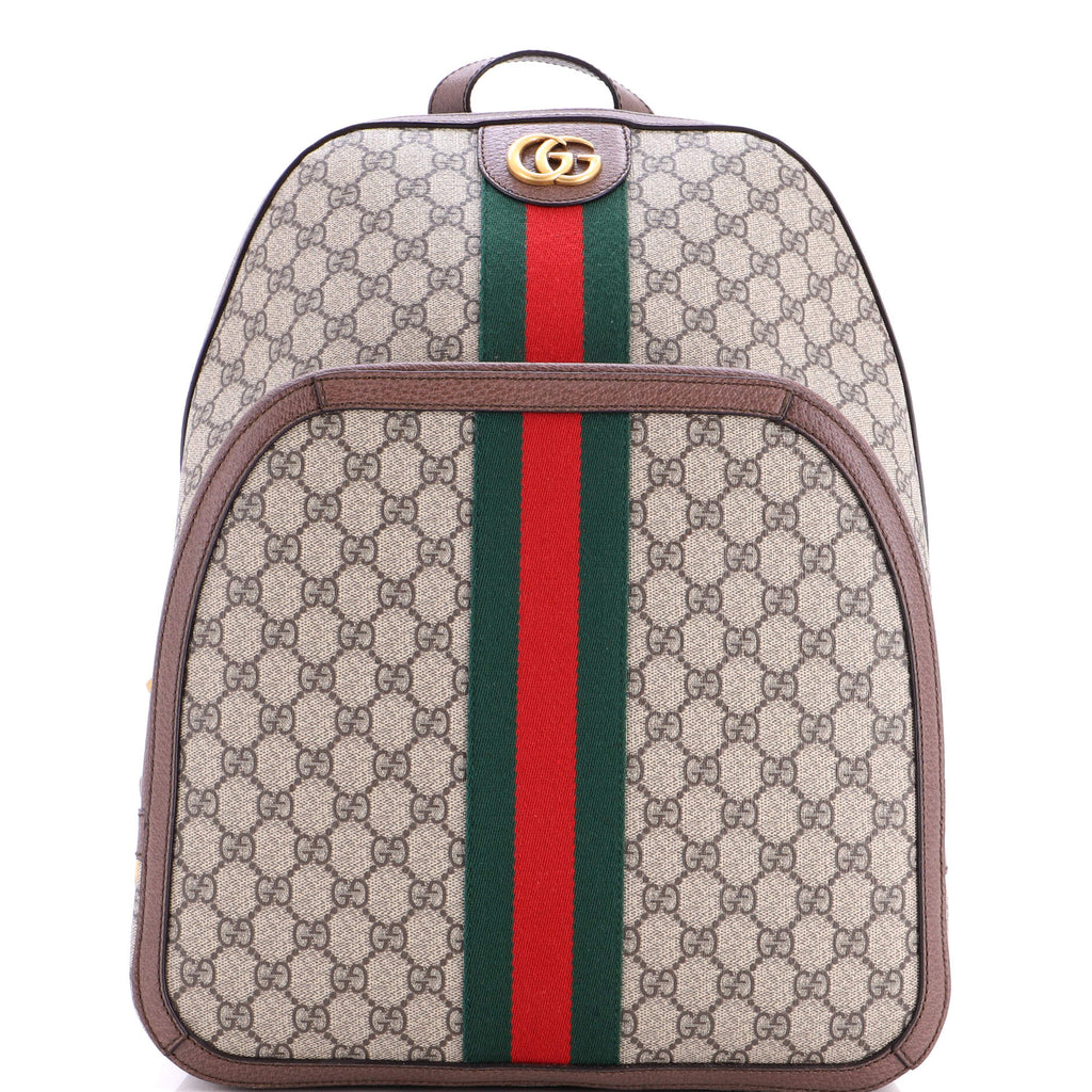 Ophidia Backpack GG Coated Canvas Medium