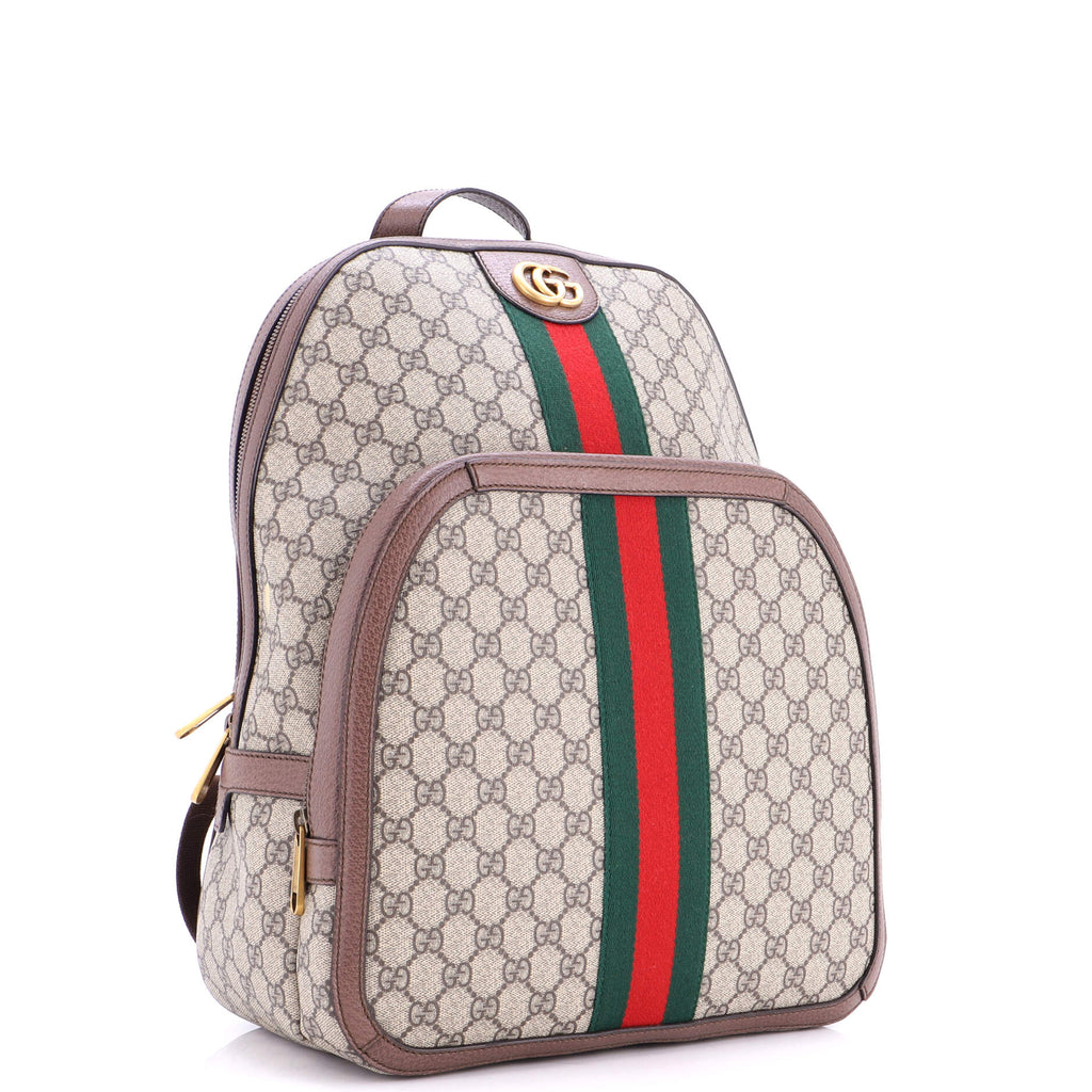 Ophidia Backpack GG Coated Canvas Medium
