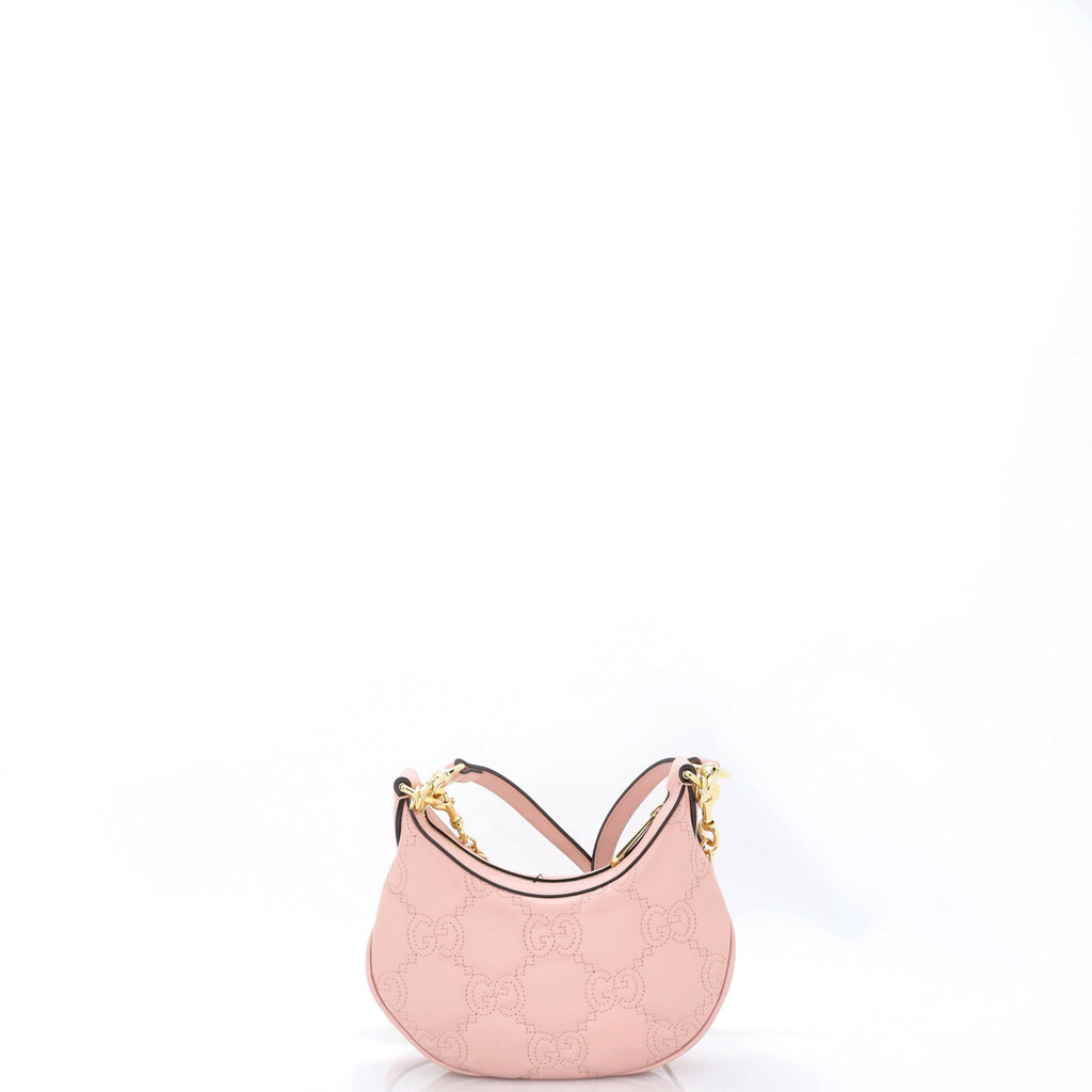 Half Moon Hobo GG Matelasse Leather Mini