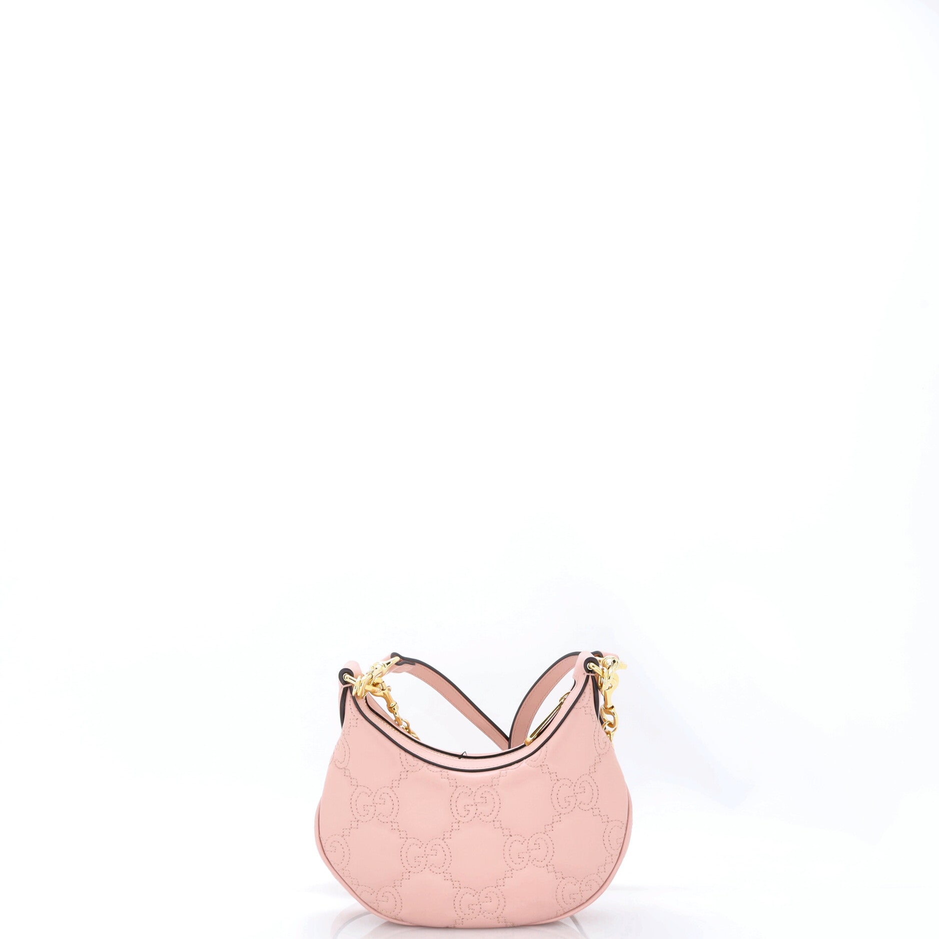 Half Moon Hobo GG Matelasse Leather Mini