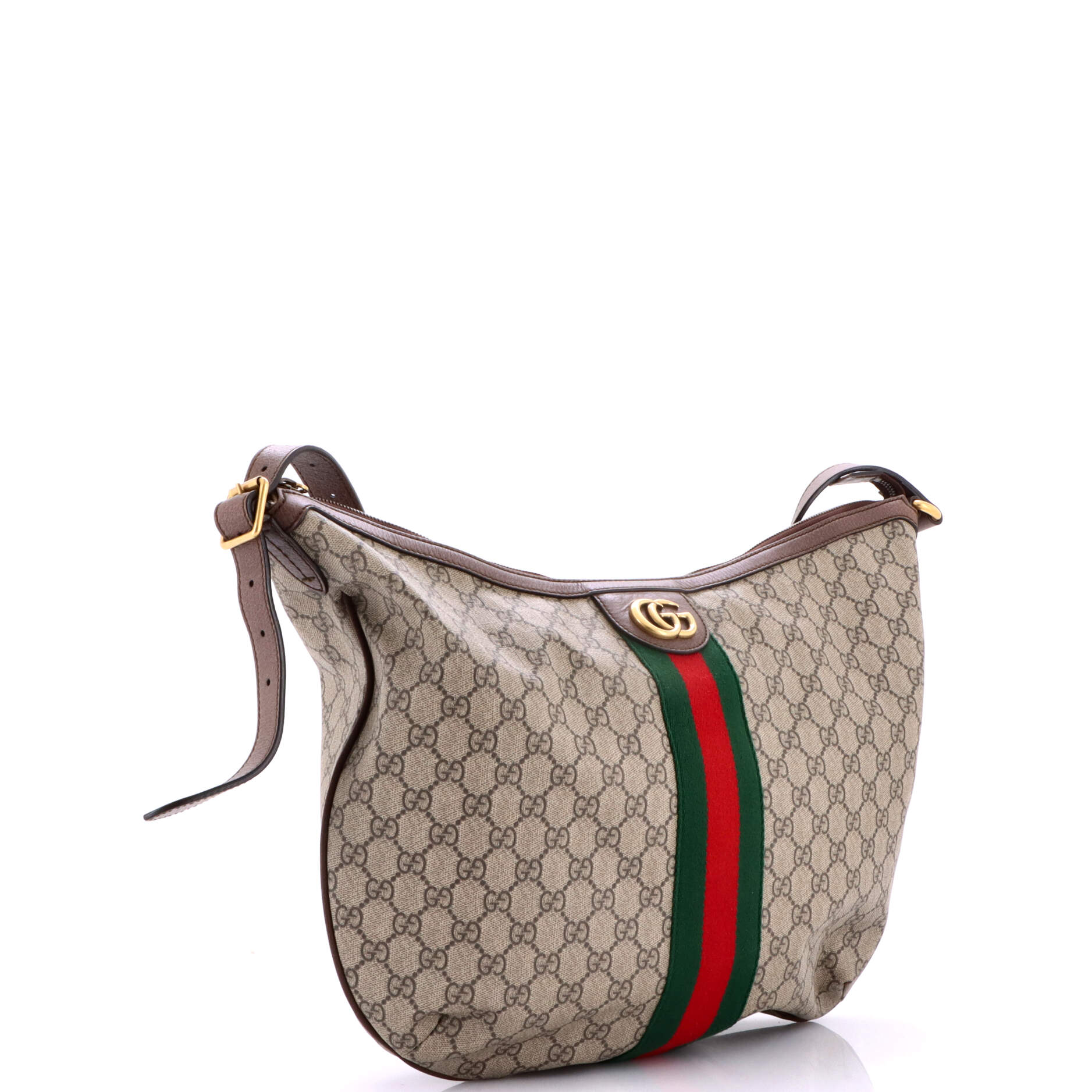 Ophidia Half Moon Hobo GG Coated Canvas Large