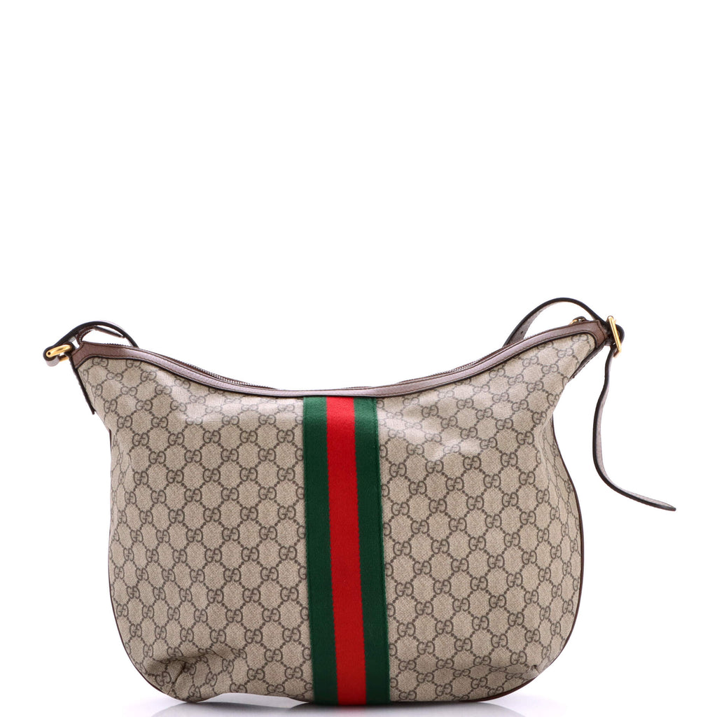 Ophidia Half Moon Hobo GG Coated Canvas Large