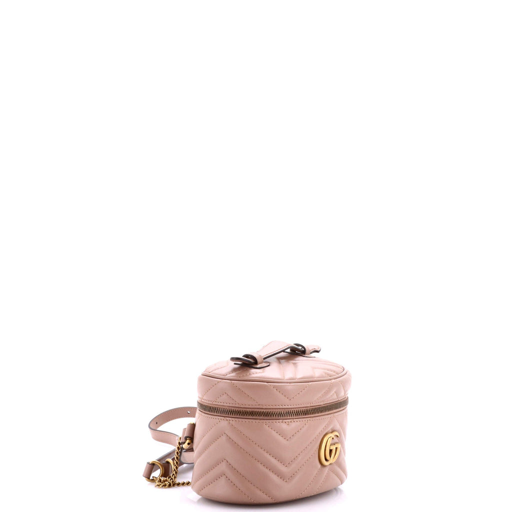 GG Marmont Vanity Backpack Matelasse Leather Mini