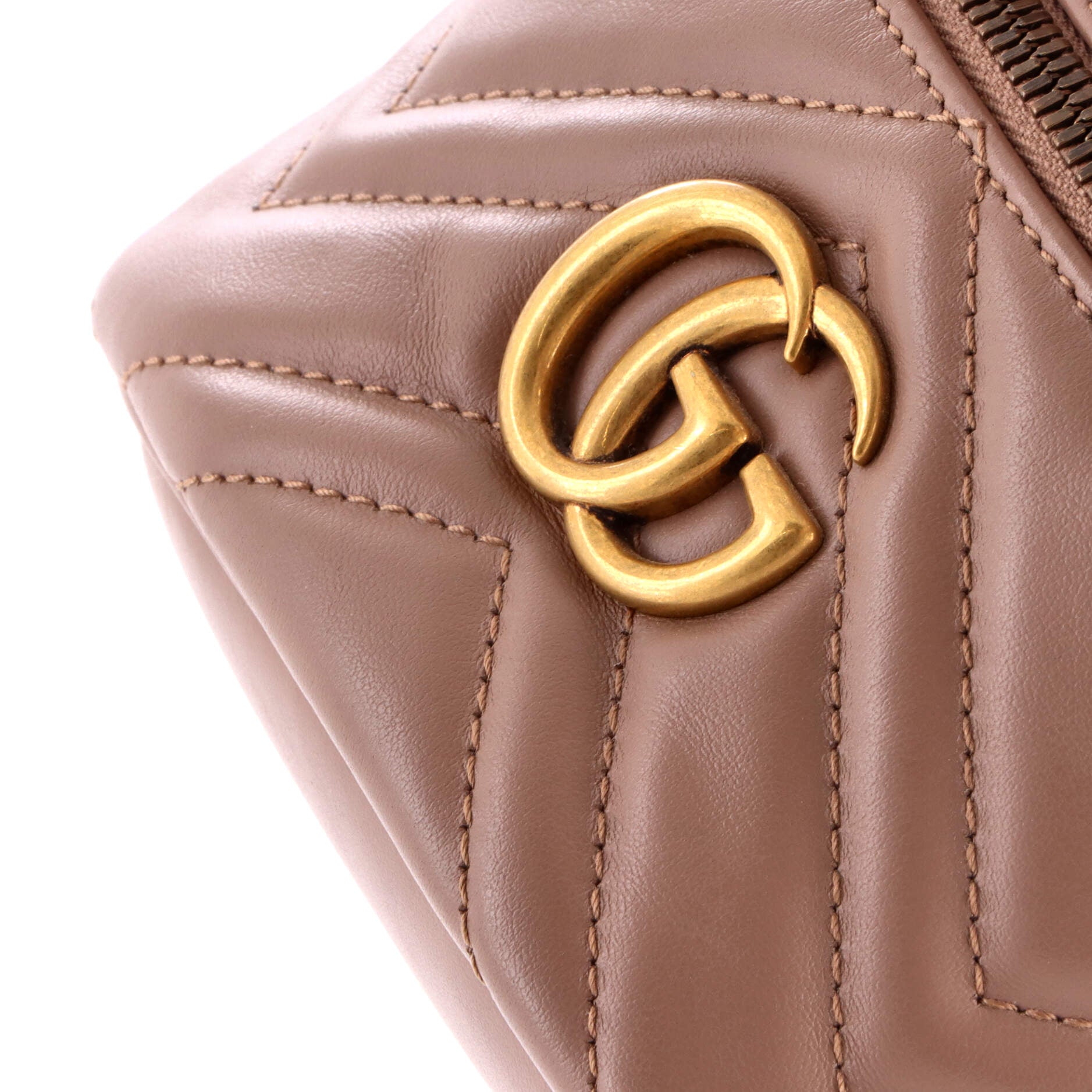 GG Marmont Vanity Backpack Matelasse Leather Mini