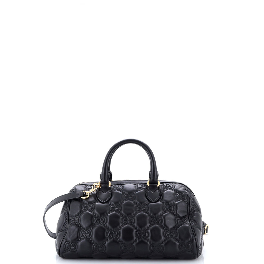 Ophidia Convertible Boston Top Handle Bag GG Matelasse Leather Medium