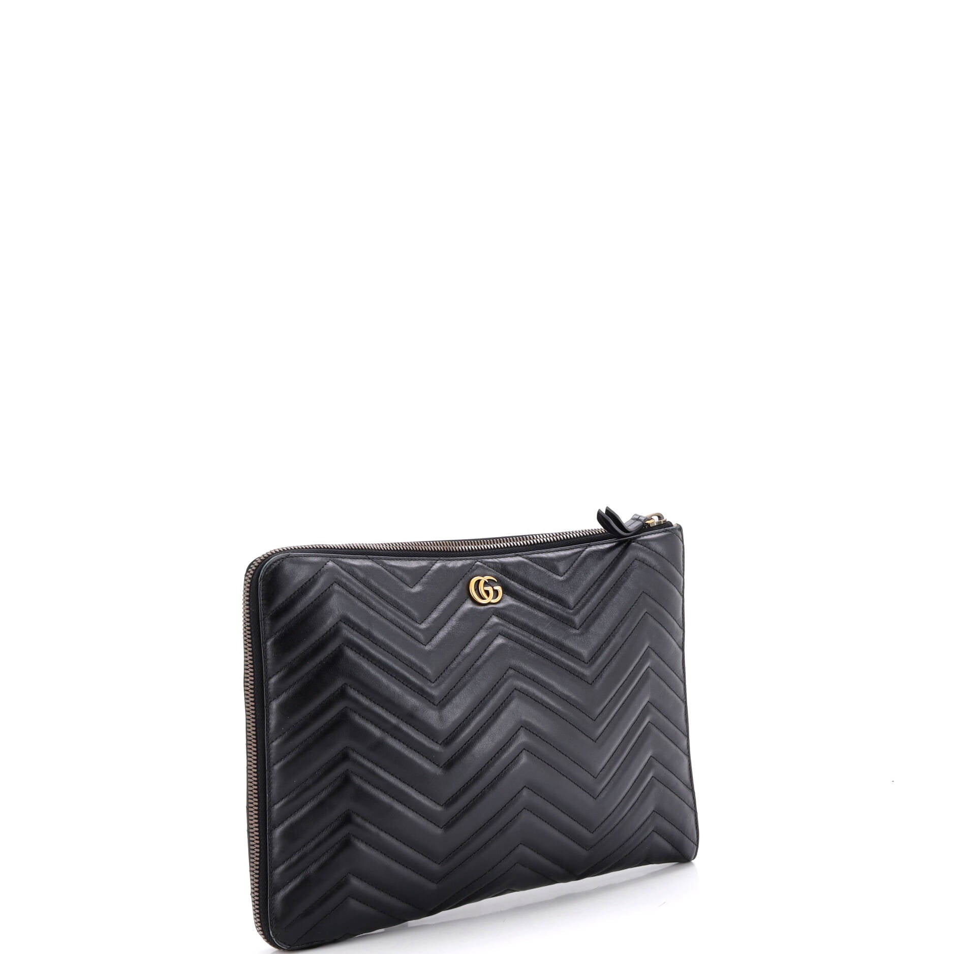 GG Marmont Portfolio Clutch Matelasse Leather