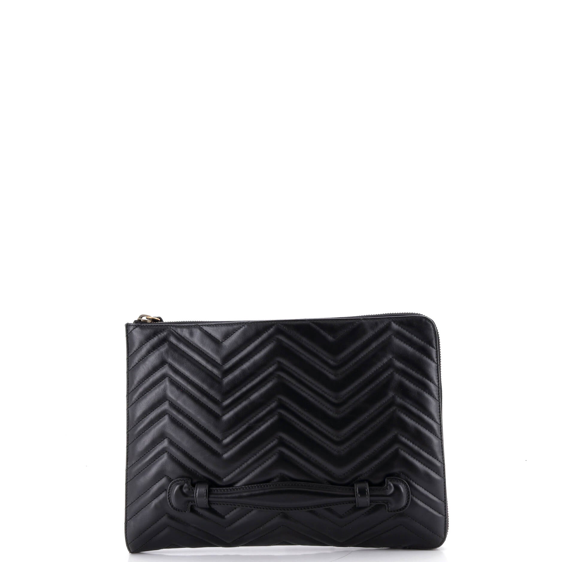 GG Marmont Portfolio Clutch Matelasse Leather