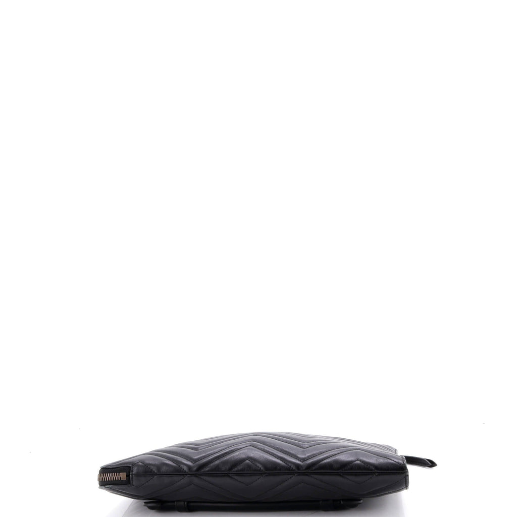 GG Marmont Portfolio Clutch Matelasse Leather