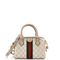 Ophidia Convertible Boston Bag GG Coated Canvas Mini