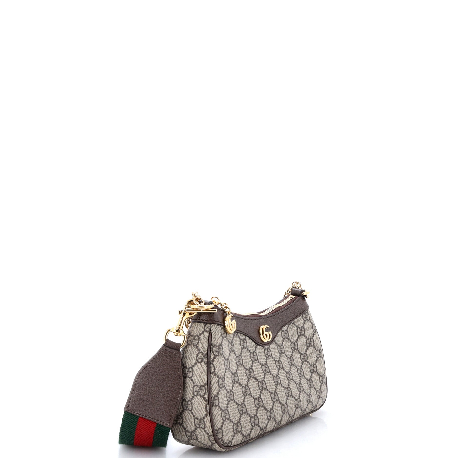Ophidia Charm Shoulder Bag GG Coated Canvas Small