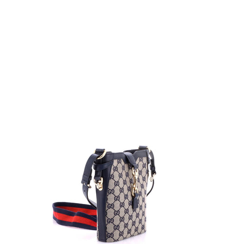 Bucket Bag GG Canvas with Leather Mini