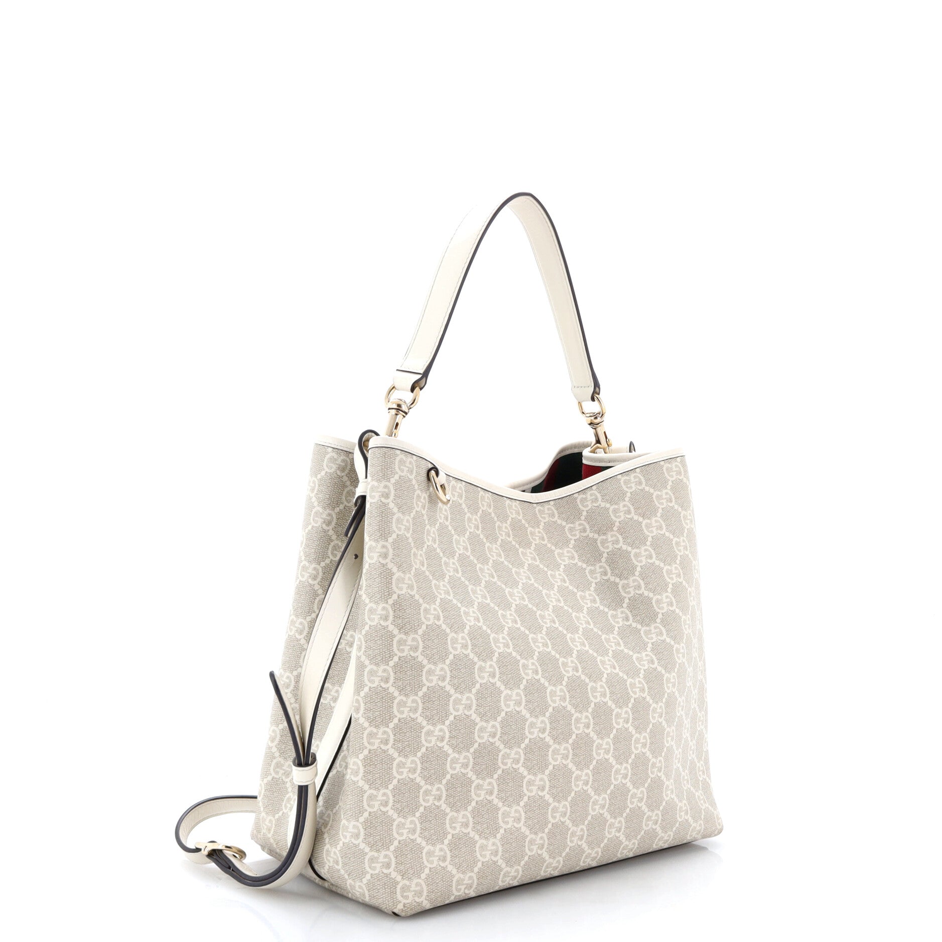 GG Emblem Bucket Bag GG Coated Canvas Medium