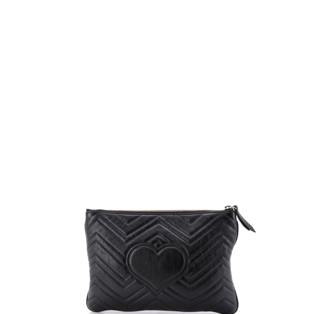 GG Marmont Clutch Matelasse Leather Small
