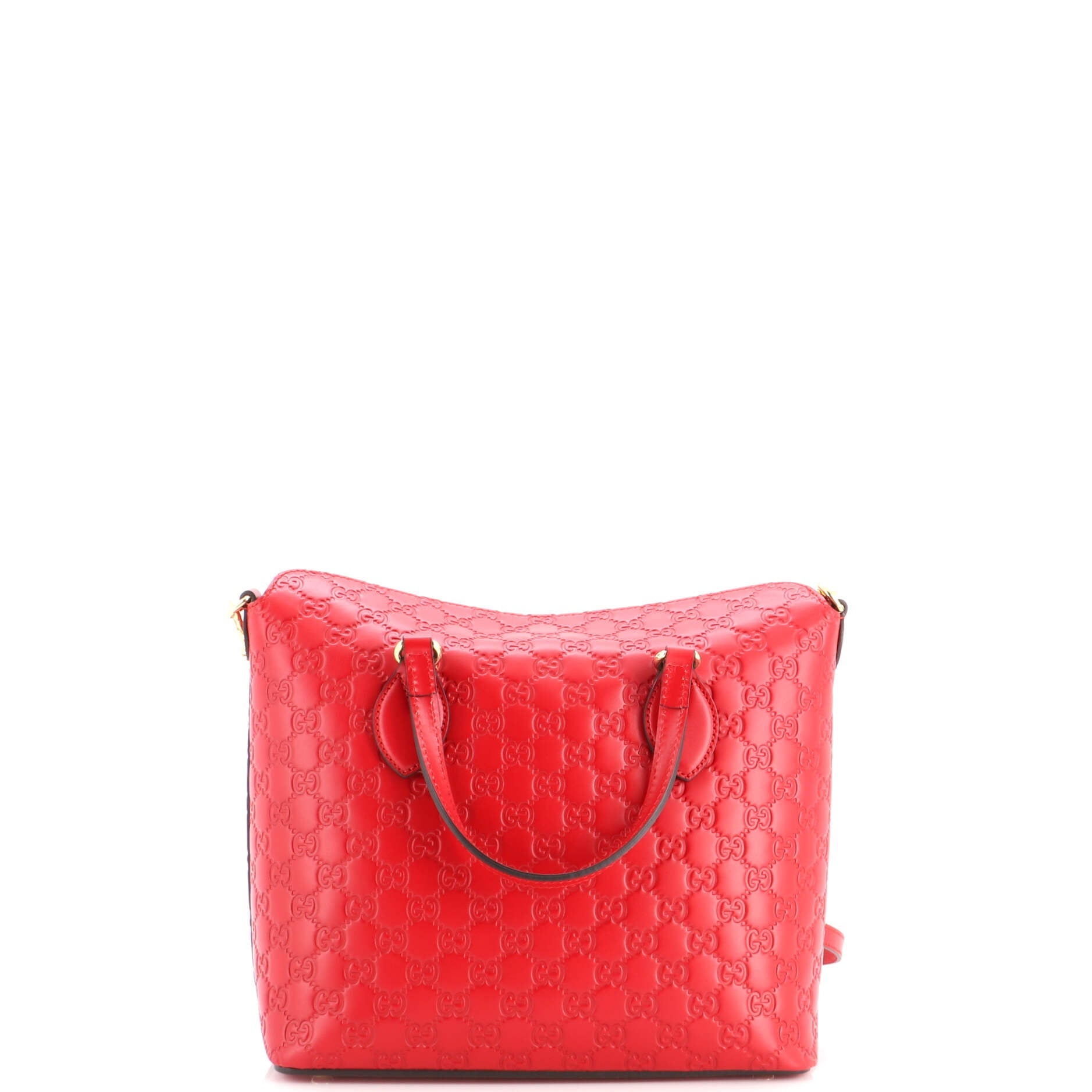 Signature Fold Over Tote Guccissima Leather Medium