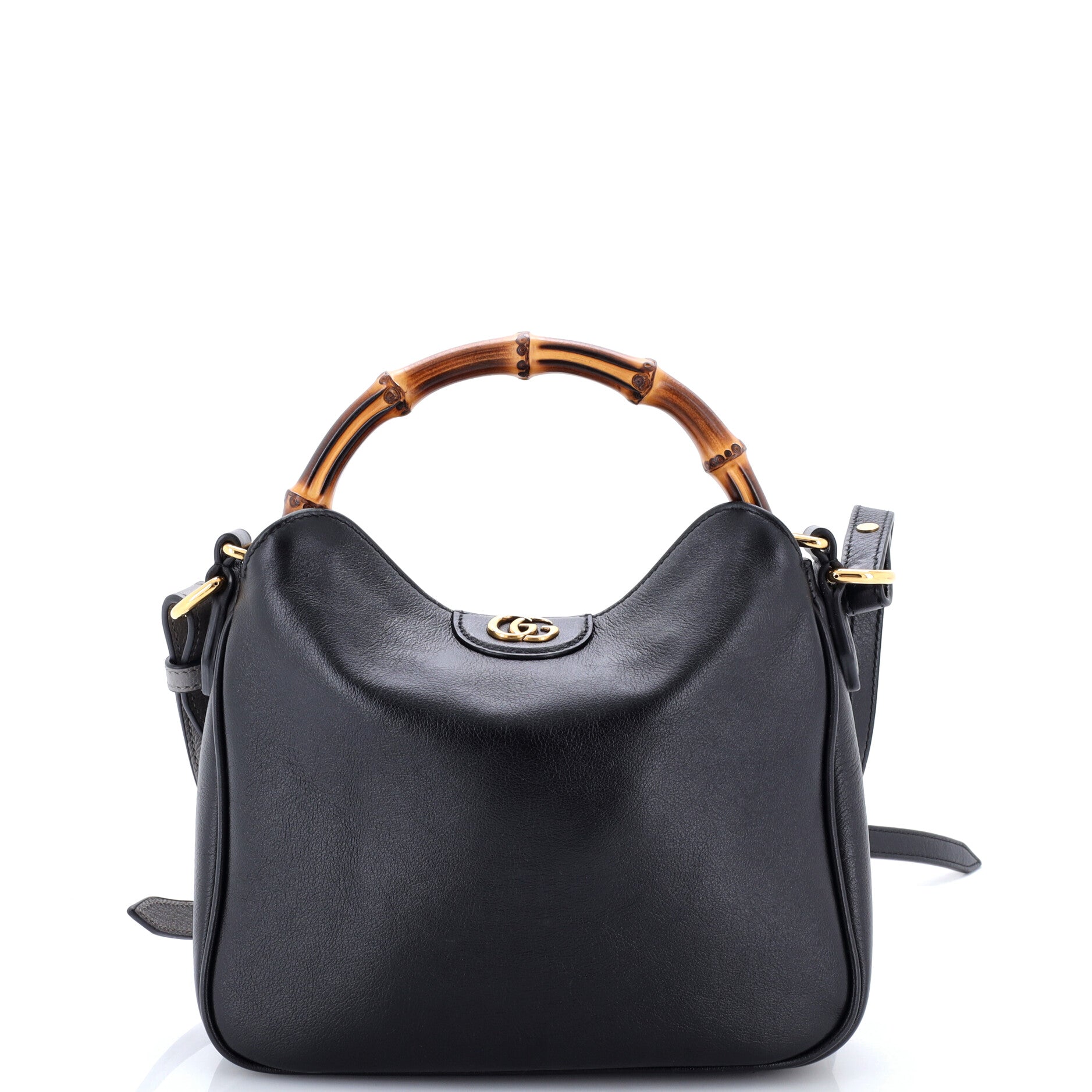 Diana NM Bamboo Shoulder Bag Leather Small