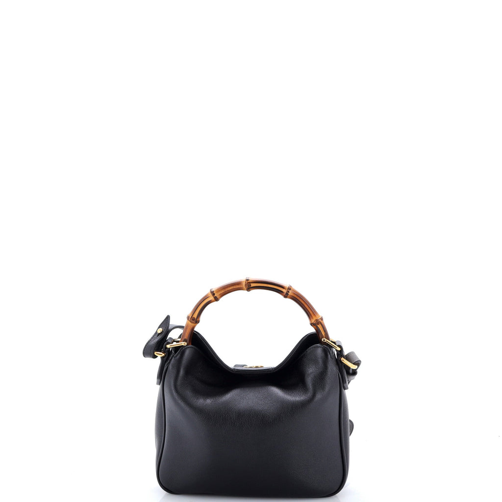 Diana NM Bamboo Shoulder Bag Leather Small