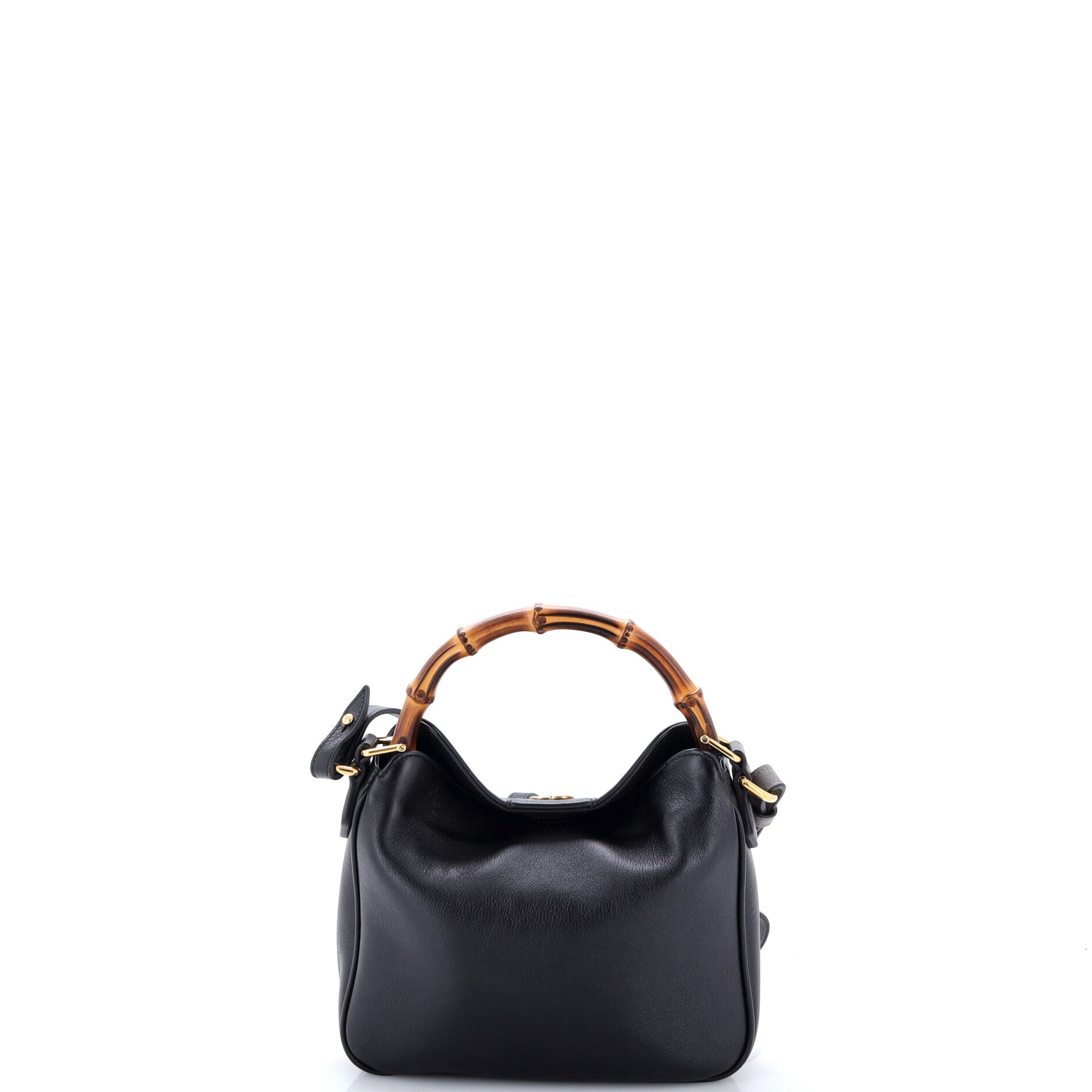 Diana NM Bamboo Shoulder Bag Leather Small