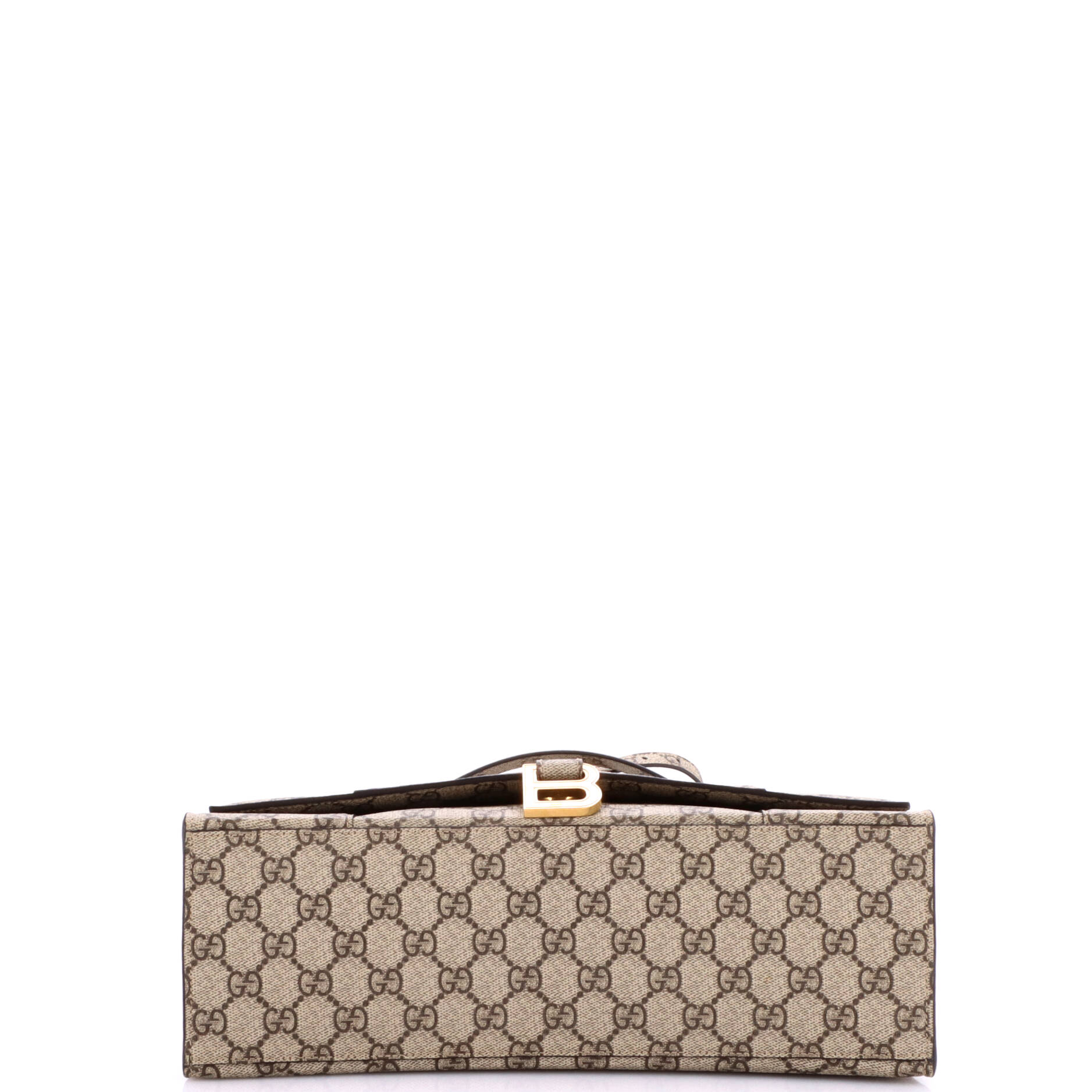 x Balenciaga The Hacker Project Hourglass Top Handle Bag GG Coated Canvas Medium