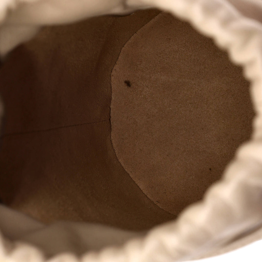 Ophidia Top Handle Bucket Bag GG Coated Canvas with Leather Mini