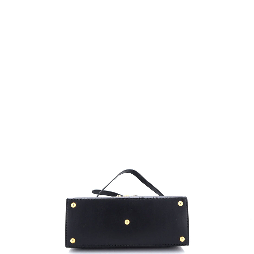 Padlock Top Handle Bag Guccissima Leather Small