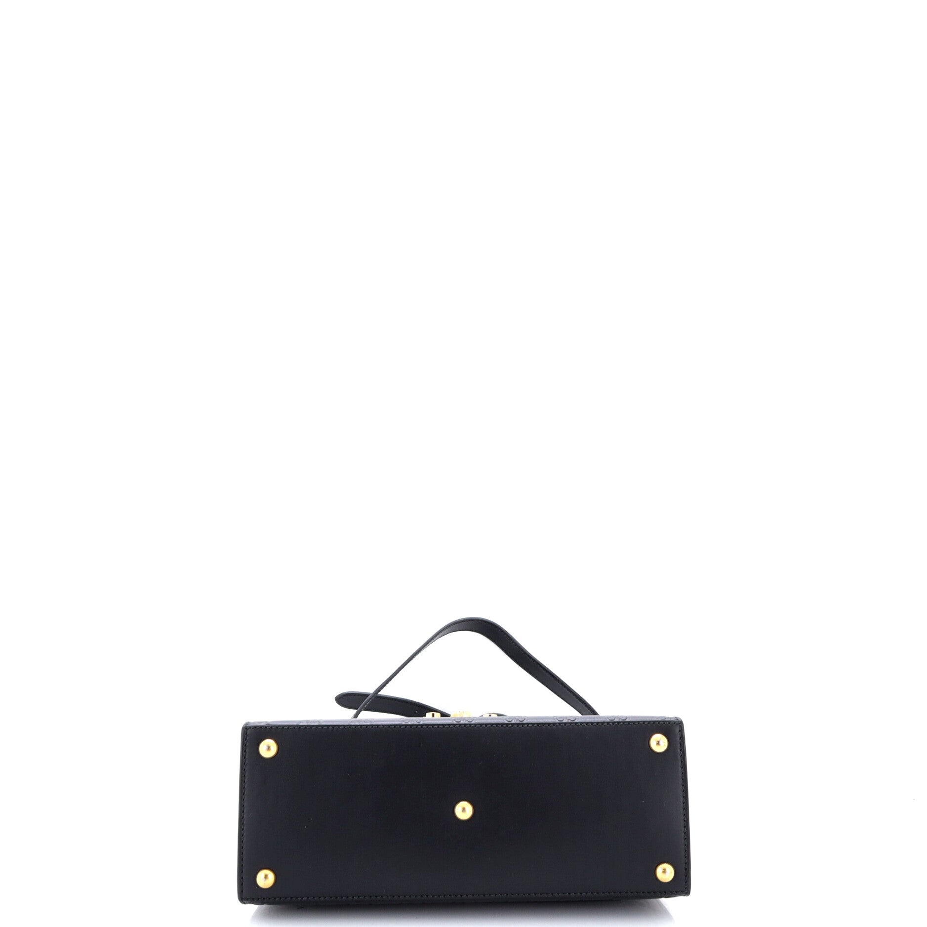 Padlock Top Handle Bag Guccissima Leather Small