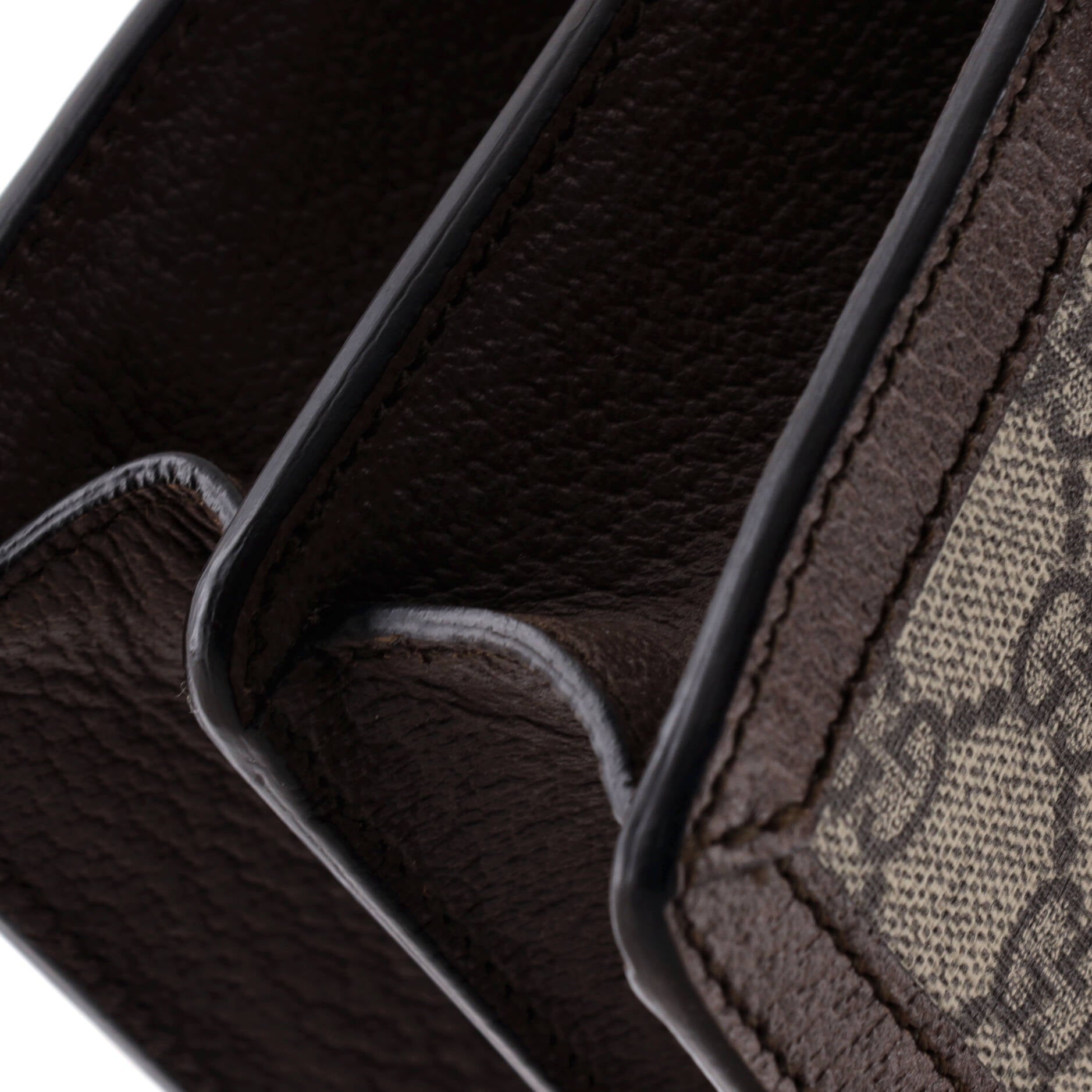 Dionysus Top Handle Chain Bag GG Coated Canvas Small