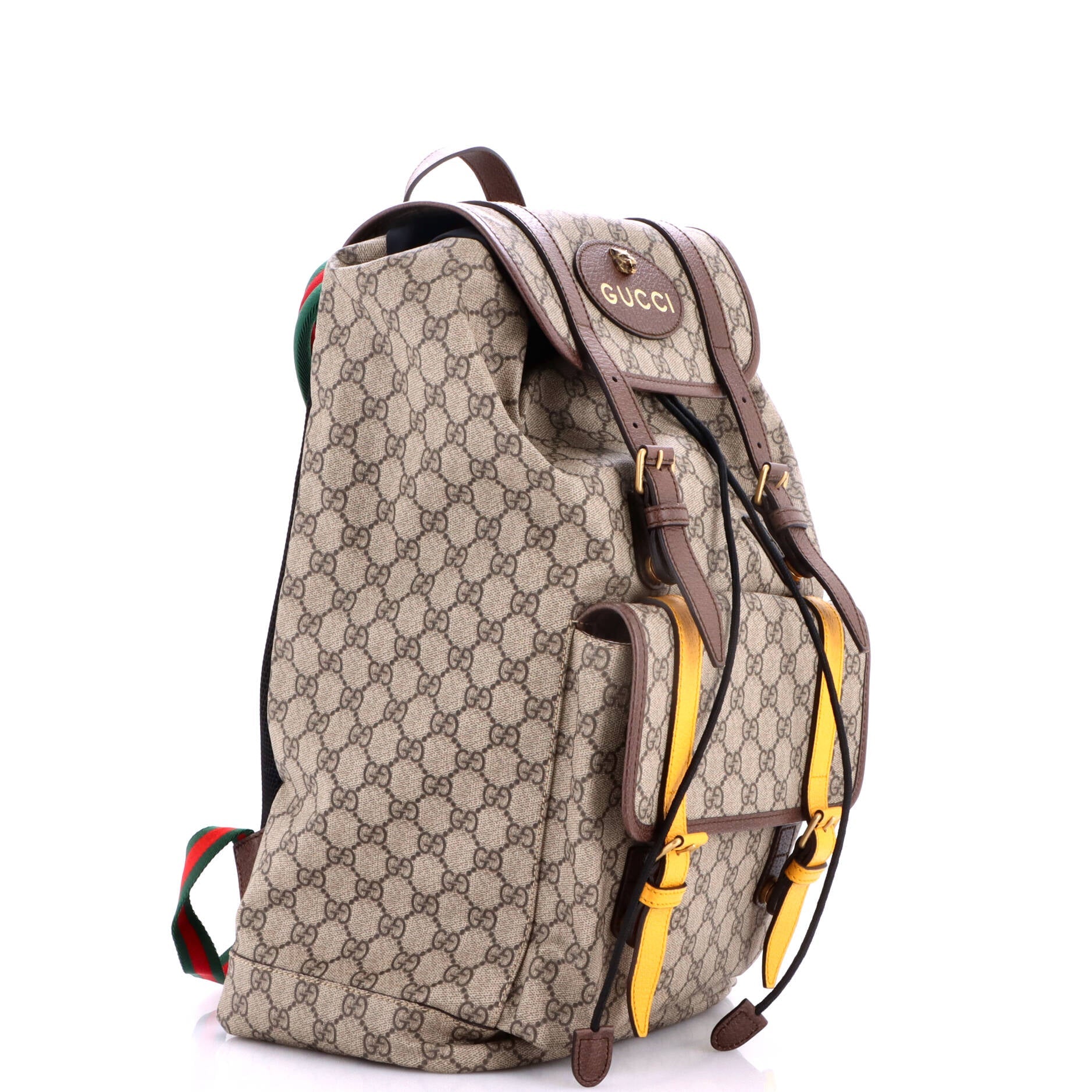 Courrier Soft Backpack GG Coated Canvas Large